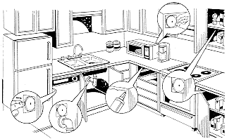 Insect Bait Placement- Kitchens